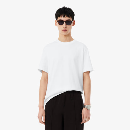 Lacoste Classic Fit Erkek Beyaz T-shirt