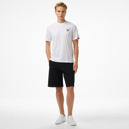 Emporio Armani Pamuklu Erkek Beyaz T-shirt