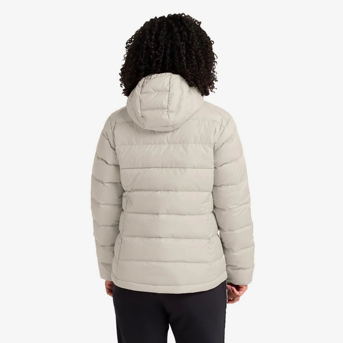 Jack Wolfskin Ather Down Hoody Kadın Gri Mont