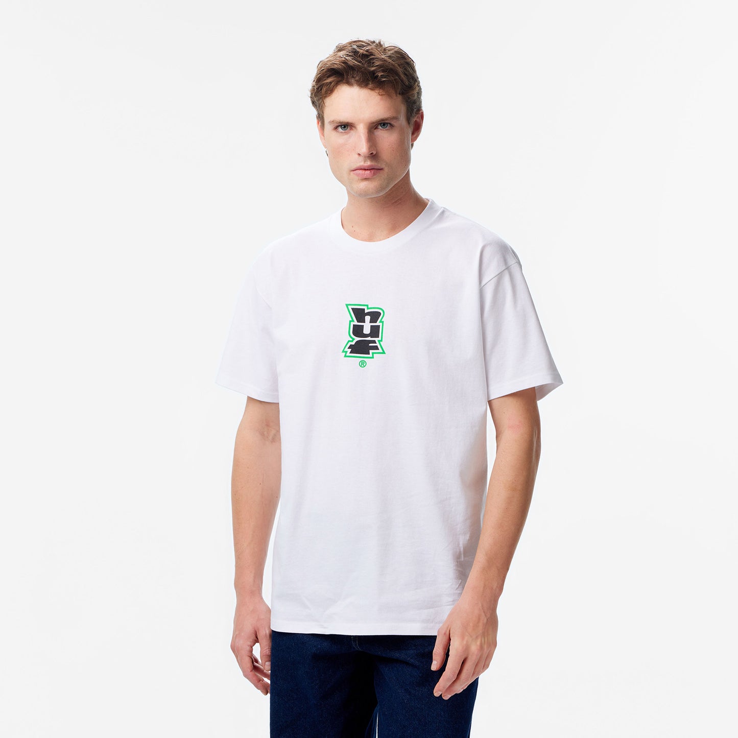 Huf Megablast Multi Erkek Beyaz T-shirt