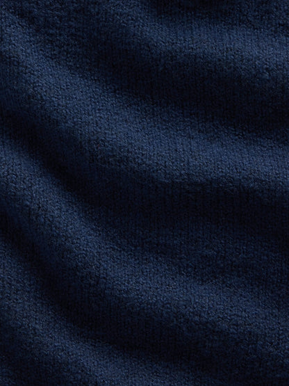 Lacivert Cashsoft Fermuarlı Sweatshirt