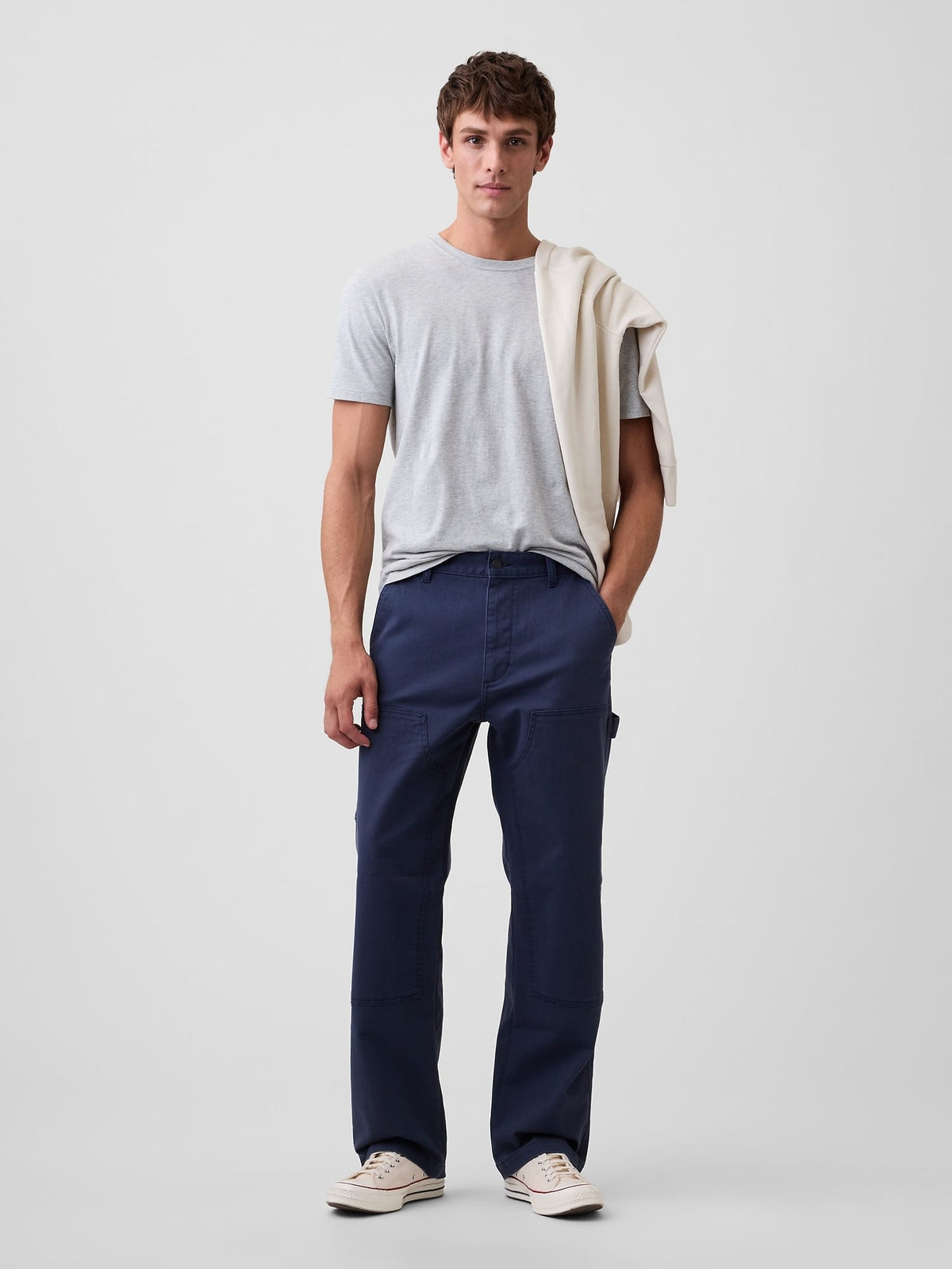 Lacivert Relaxed Carpenter Jean Pantolon