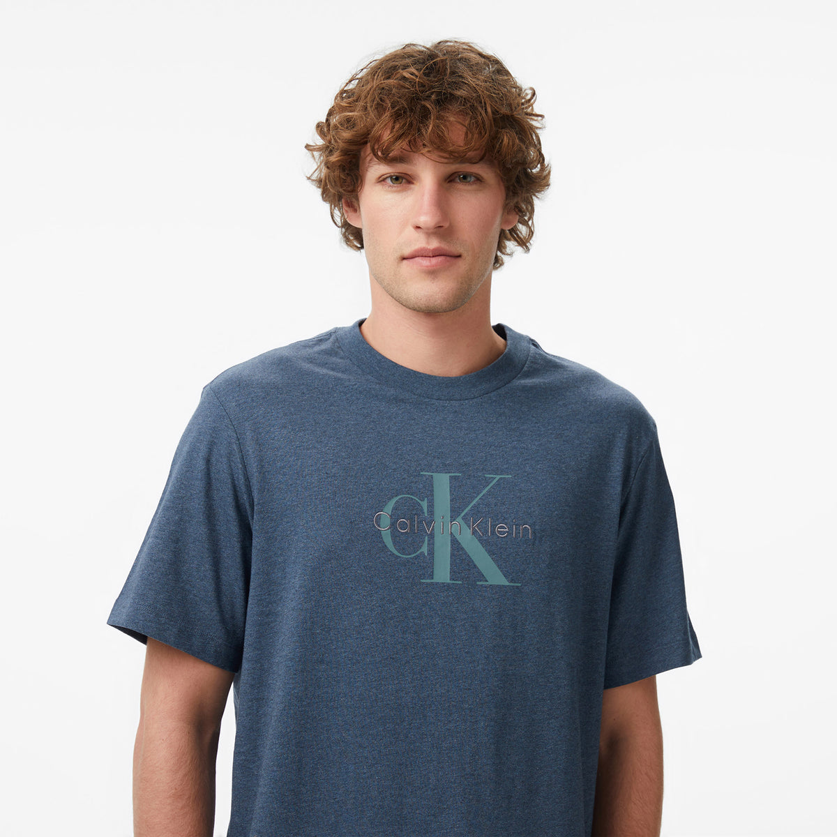 Calvin Klein Hero Monologo 20s Erkek Mavi T-shirt