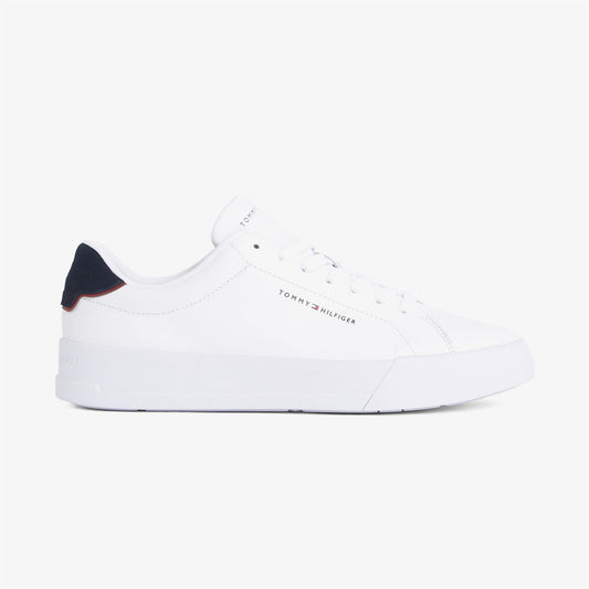 Tommy Hilfiger Court Leather Erkek Beyaz Spor Ayakkabı