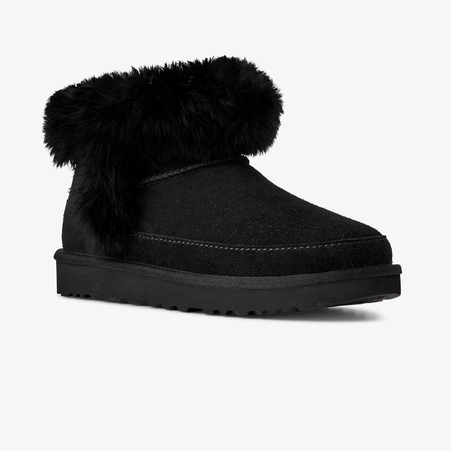 Ugg Classic Ultra Mini Chalet Kadın Siyah Bot