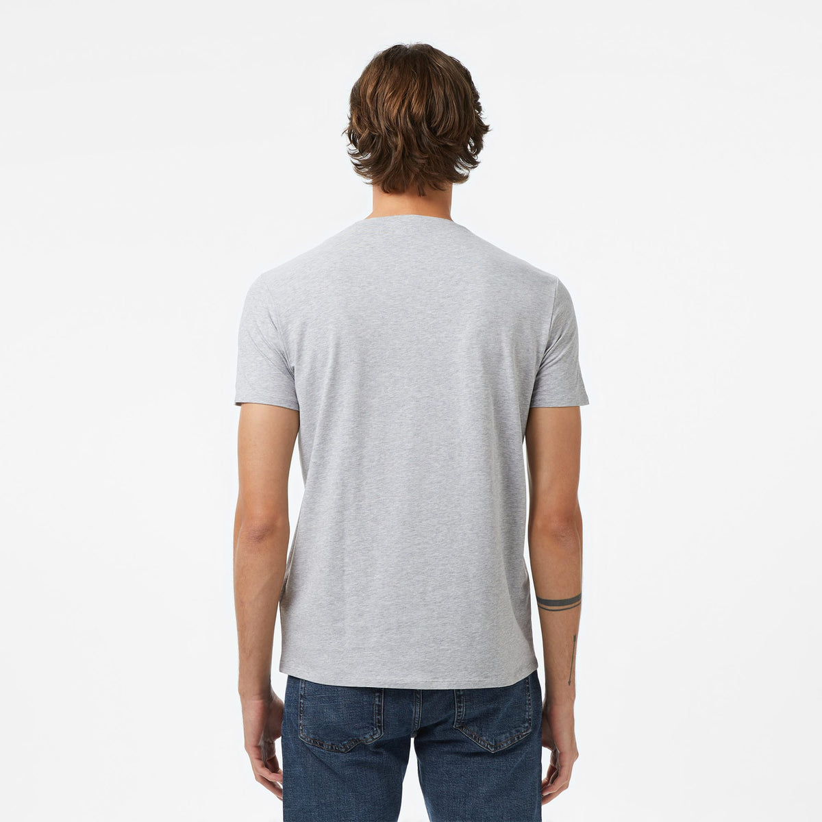 Lacoste Regular Fit Erkek Gri Tişört