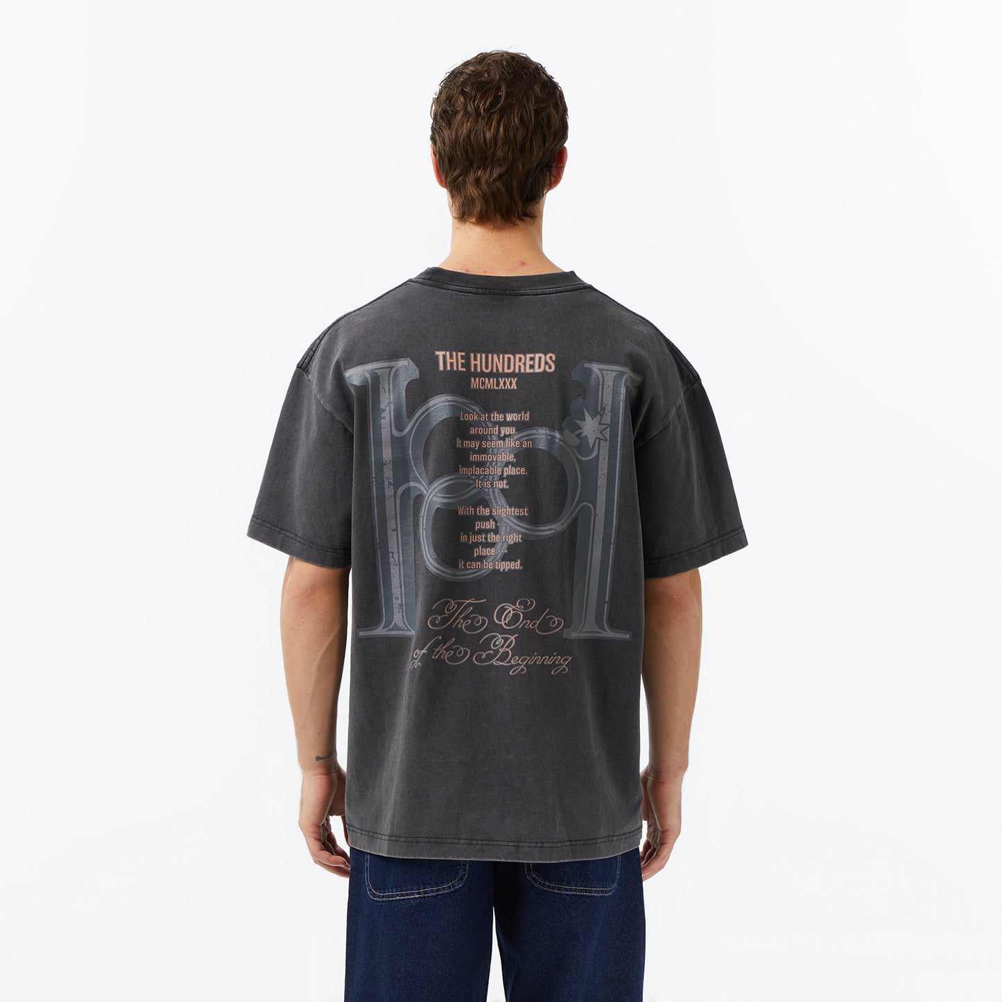 The Hundreds Monogram Erkek Siyah T-shirt
