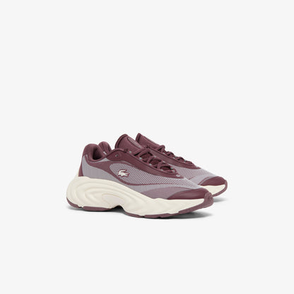 Lacoste Spinor Hybrid Kadın Bordo Sneaker