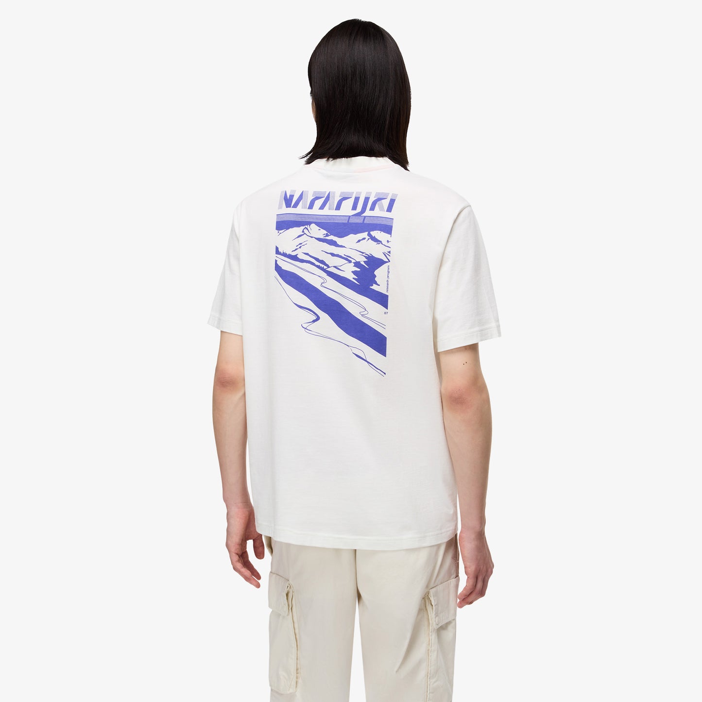 Napapijri S-guide Erkek Beyaz T-shirt