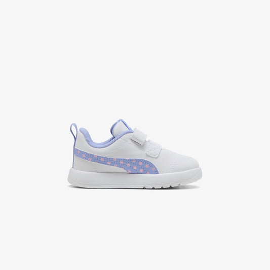 Puma Courtflex V3 Dotty V Çocuk Beyaz Spor Ayakkabı