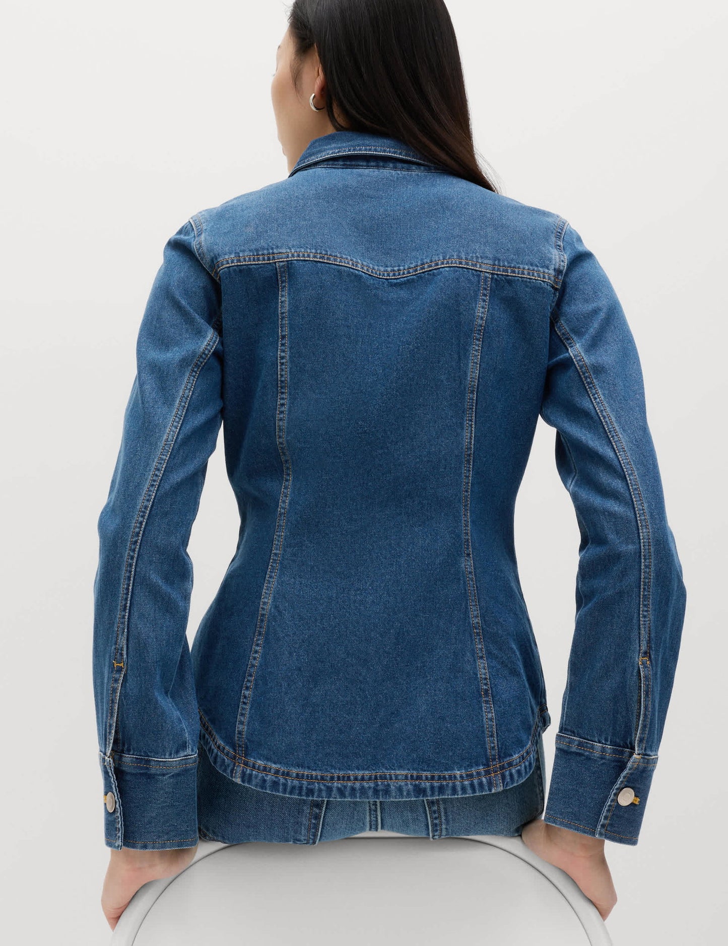 Pamuklu Denim Gömlek