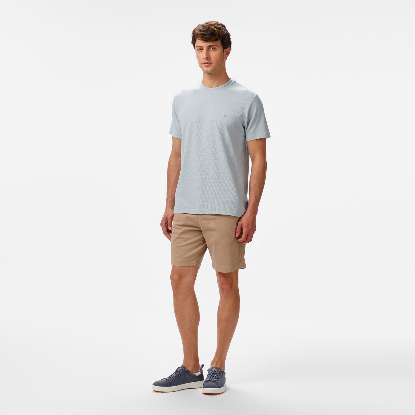 Nautica Erkek Mavi Regular Fit T-shirt