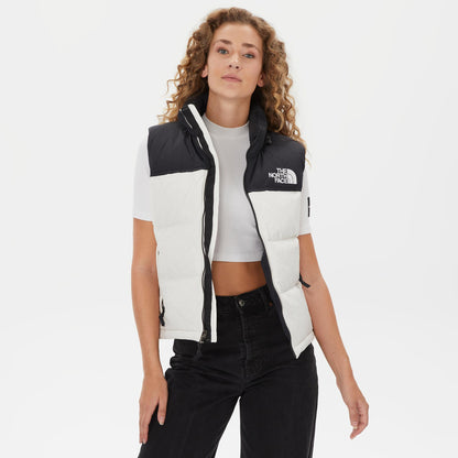 The North Face 1996 Retro Nuptse Kadın Beyaz Yelek