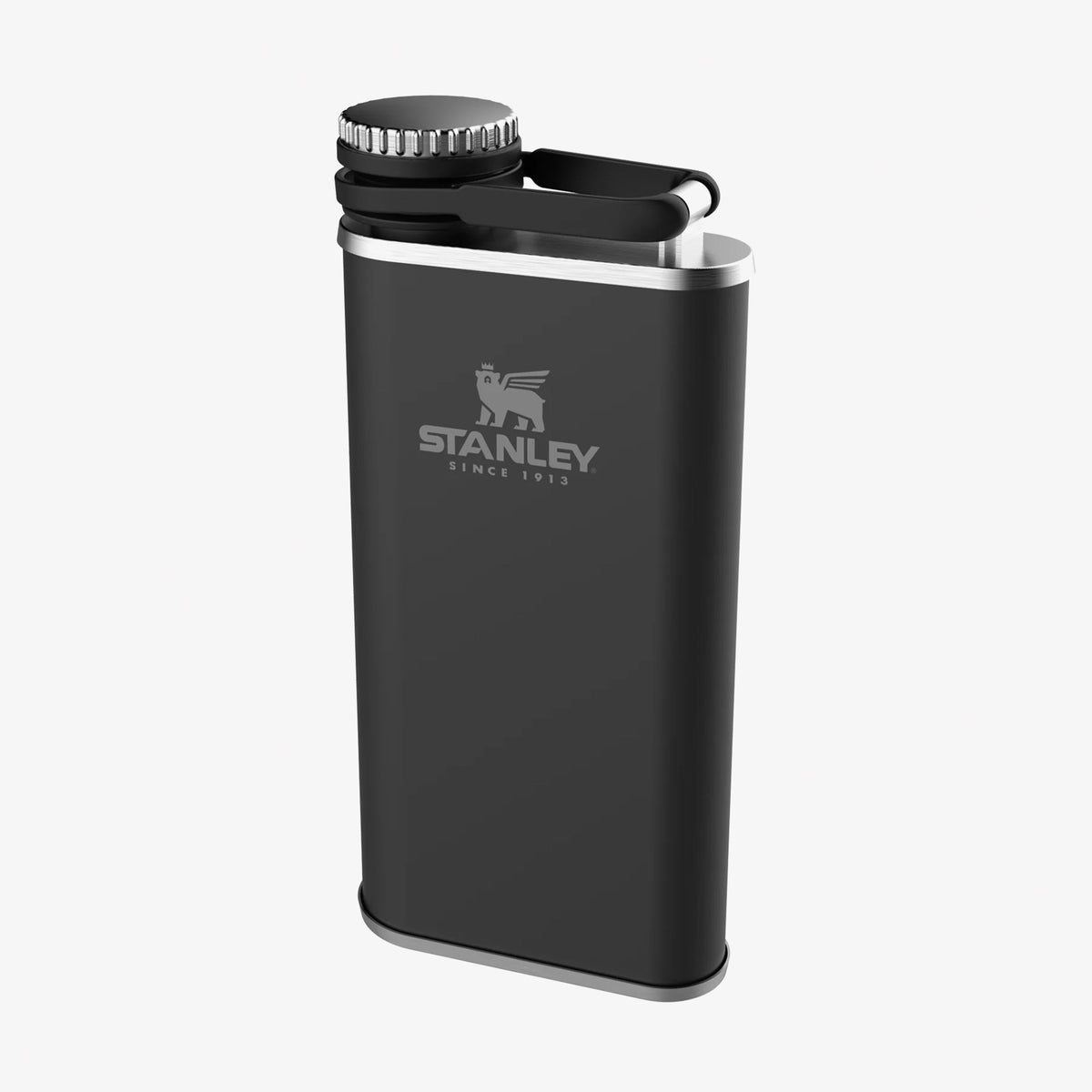 Stanley The Easy-fill Wide Mouth Flask 0.23l / 8oz Hammertone Black Unisex Siyah Termos