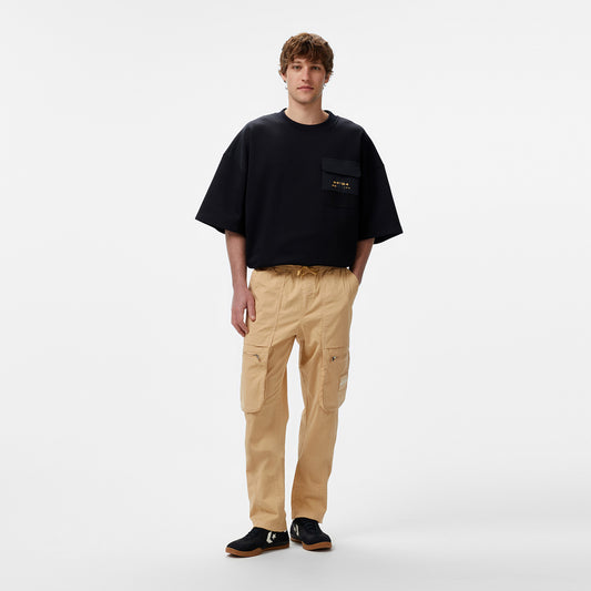 United4 Oversize Erkek Kahverengi Pantolon