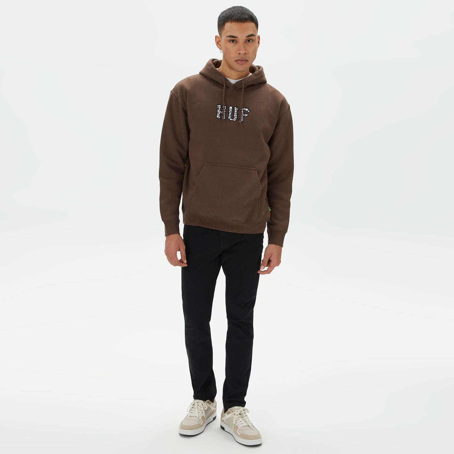 Huf Quake Conditions Erkek Kahverengi Hoodie
