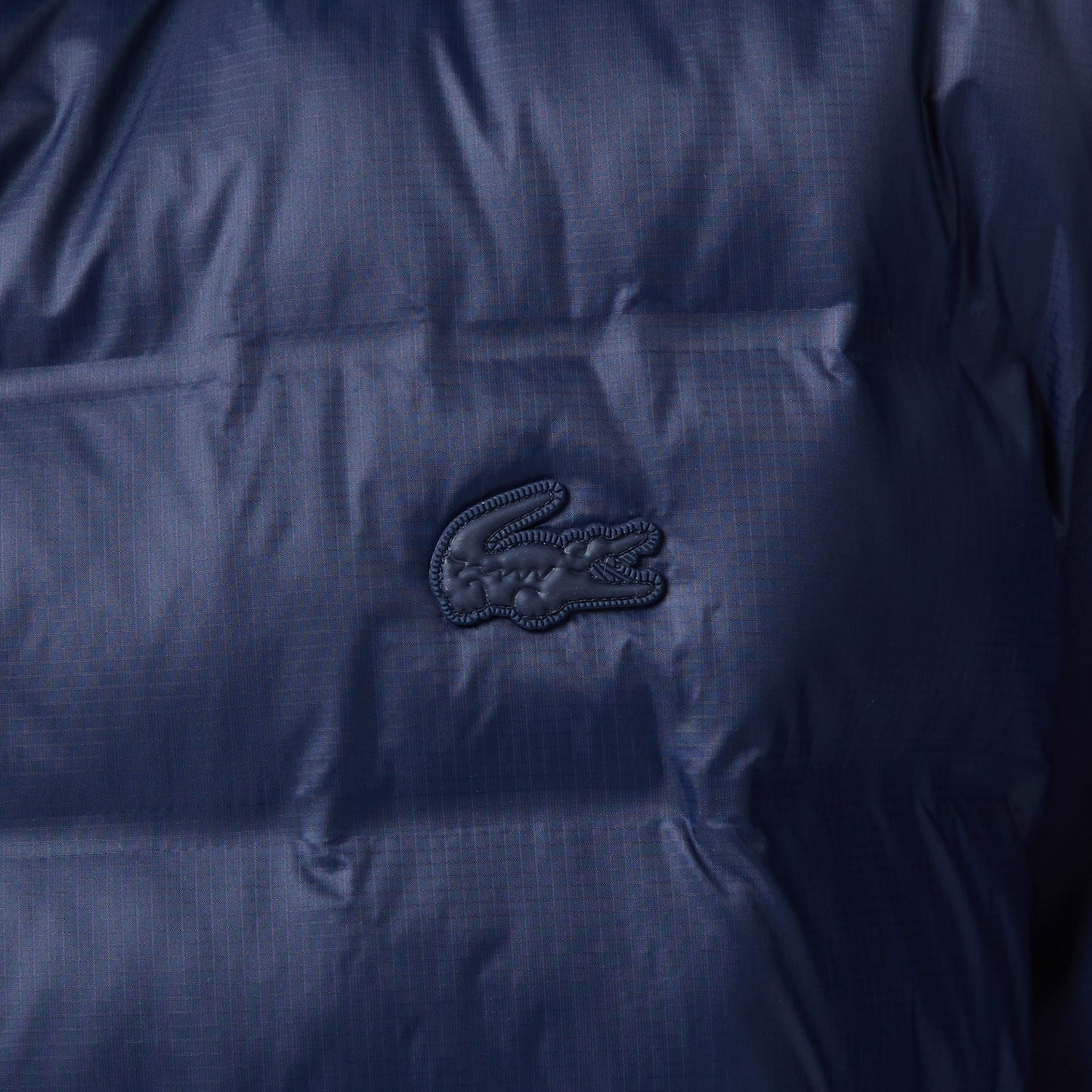 Lacoste Erkek Regular Fit Dik Yaka Renk Bloklu Lacivert Mont