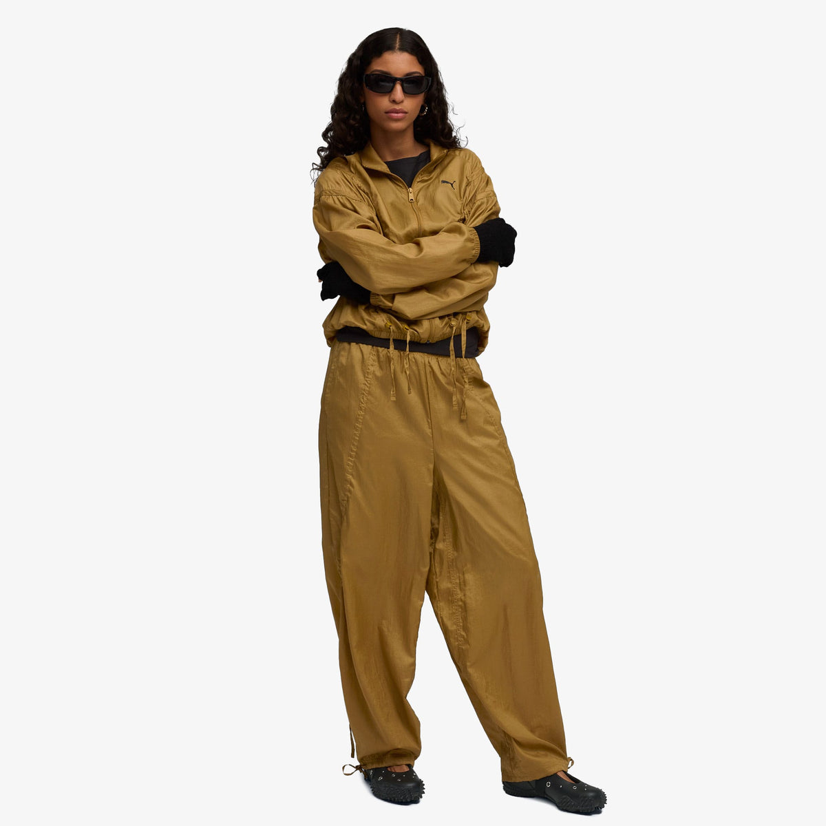 Puma Dare To Oversized Woven Kadın Sarı Ceket