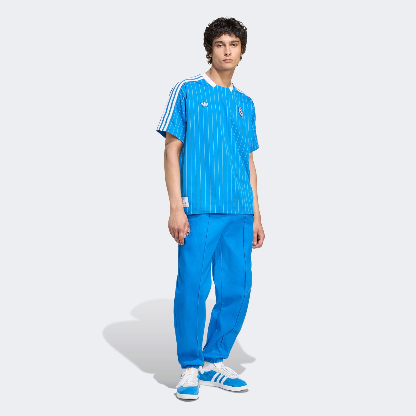 Adidas Real Madrid Terrace Icons Erkek Mavi Forma