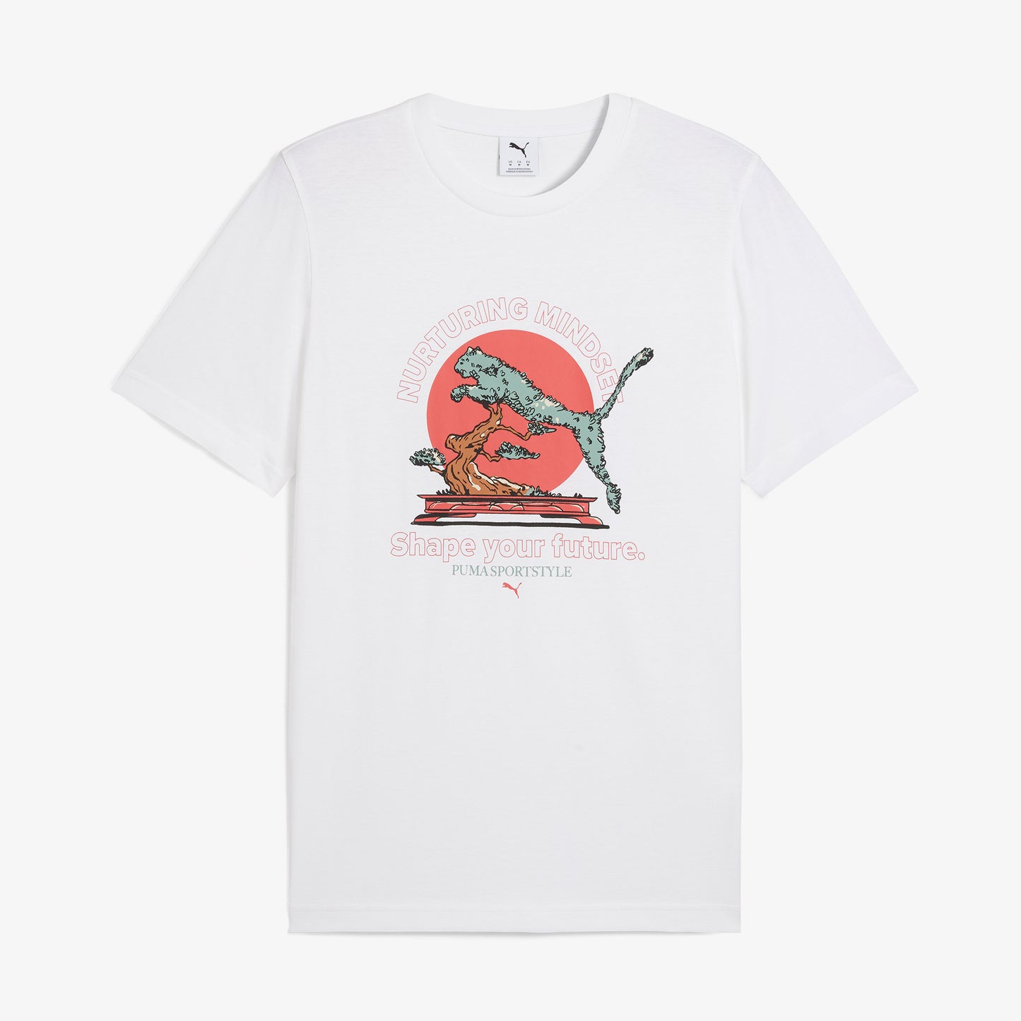 Puma Graphics Bonsai Erkek Beyaz T-shirt