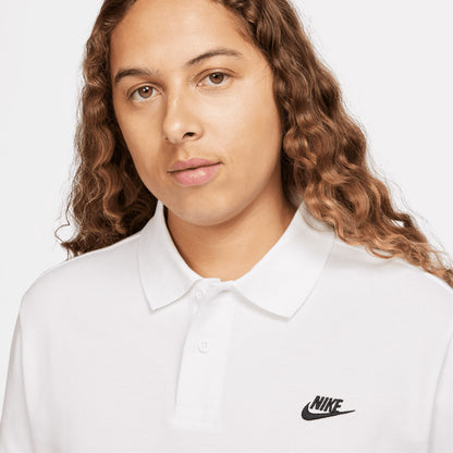 Nike Club Erkek Beyaz Polo