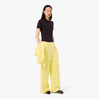 Lacoste Slim Fit Kadın Kahverengi Polo