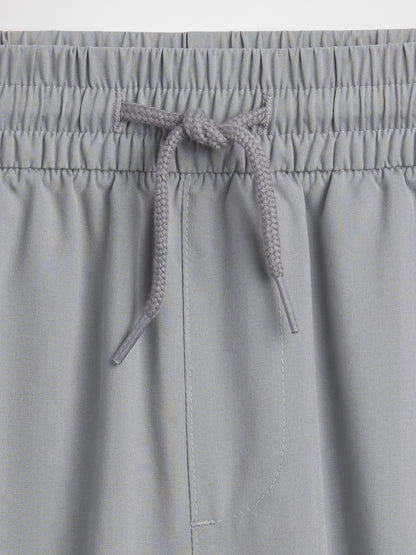 Gri Relaxed Pull-on Performans Şort
