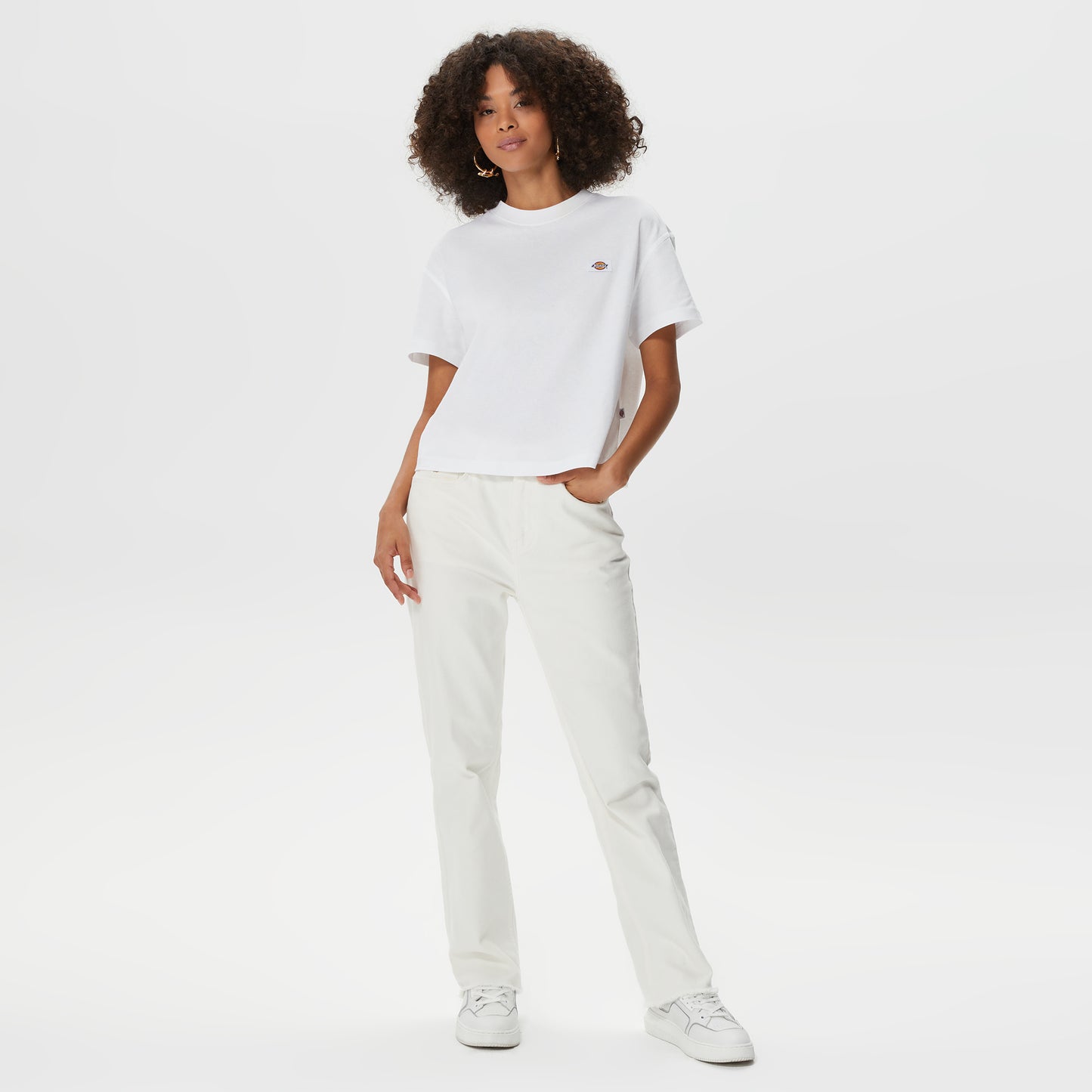 Dickies Oakport Kadın Beyaz T-shirt