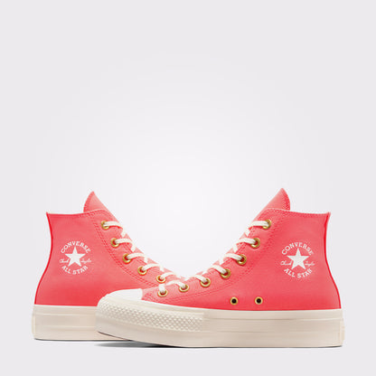 Converse Chuck Taylor All Star Lift Unisex Pembe Platform Sneaker
