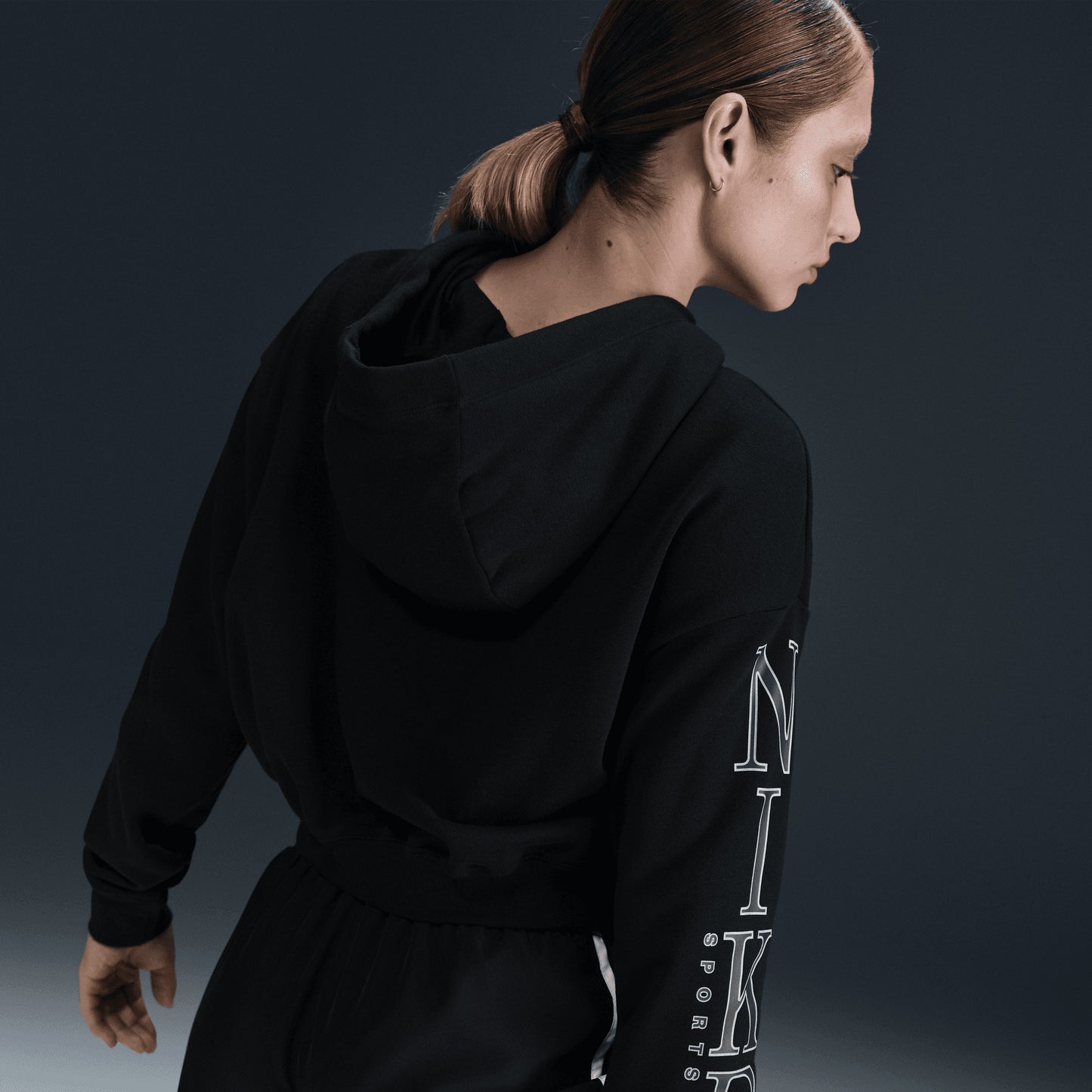 Nike Sportswear Club Kadın Siyah Eşofman Üstü