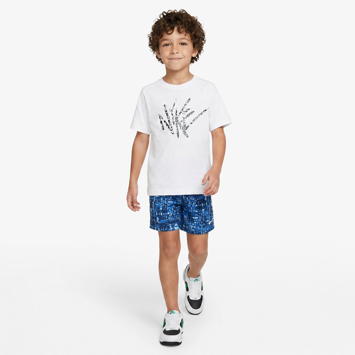 Nike Dri Fit Multi Plus Çocuk Mavi Şort
