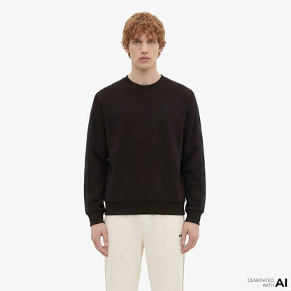 Lacoste Erkek Relaxed Fit Siyah Sweatshirt