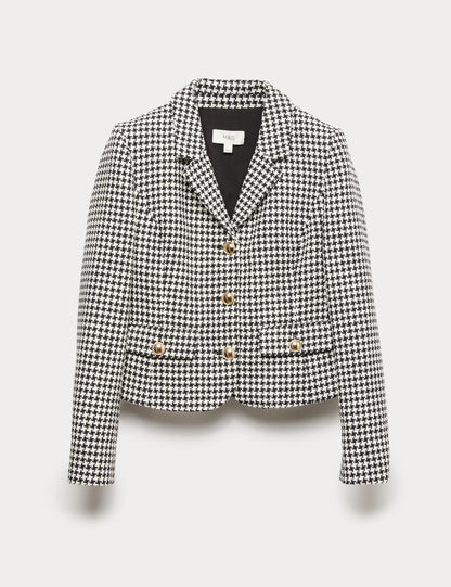 Pamuk Karışımlı Tweed Ceket
