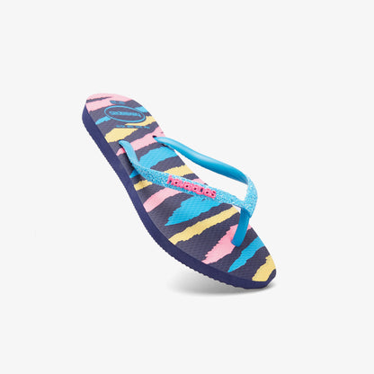 Havaianas Hav. Slim Glitter Çocuk Mavi Terlik