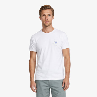 Nautica Regular Fit Erkek Beyaz T-shirt