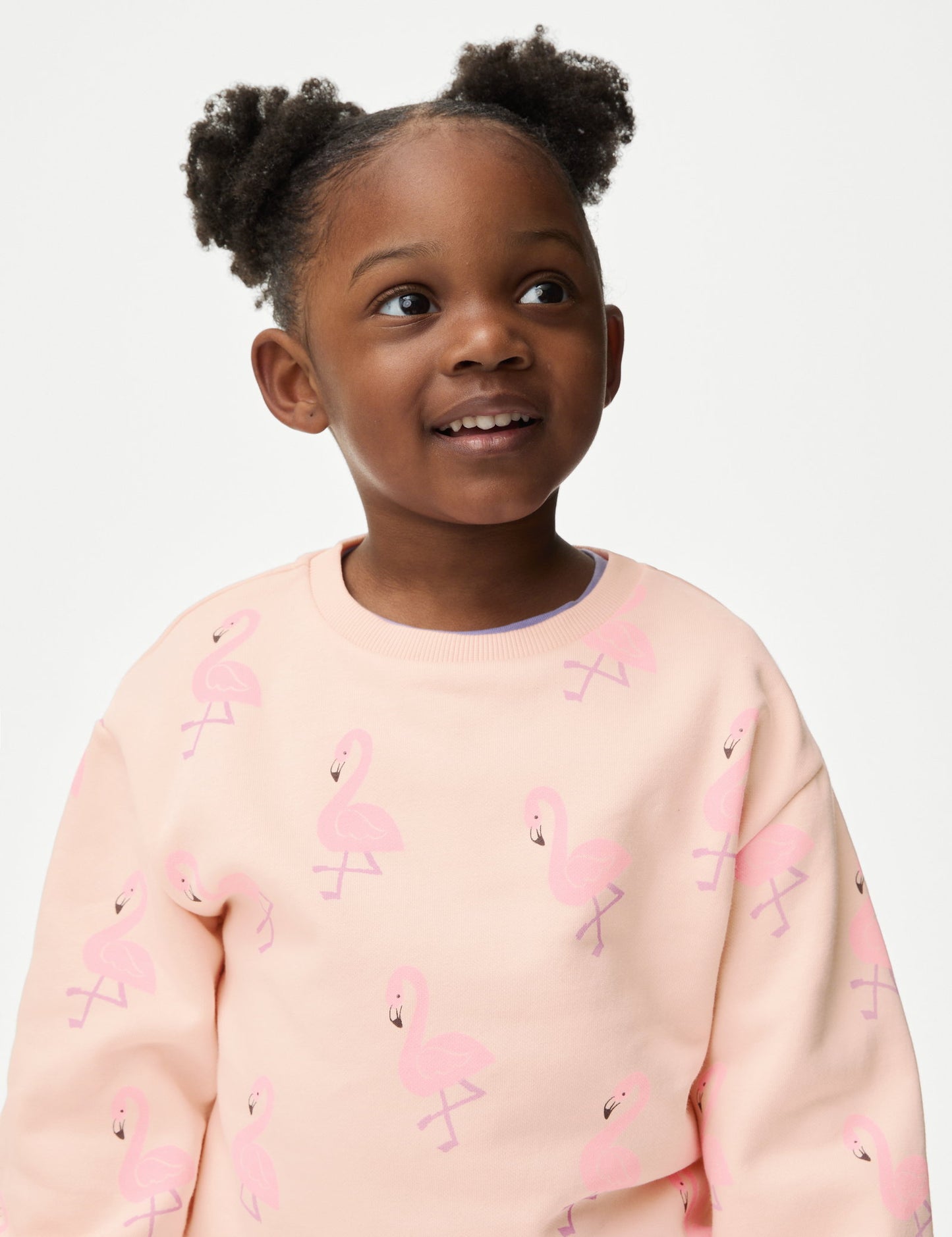 Desenli Yuvarlak Yaka Sweatshirt