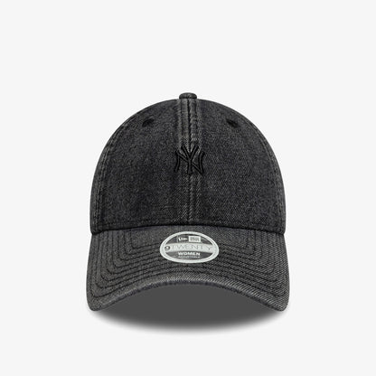 New Era New York Yankees Denim 9twenty Kadın Siyah Şapka