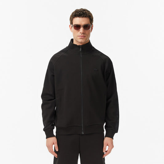 Lacoste Erkek Classic Fit Dik Yaka Siyah Sweatshirt