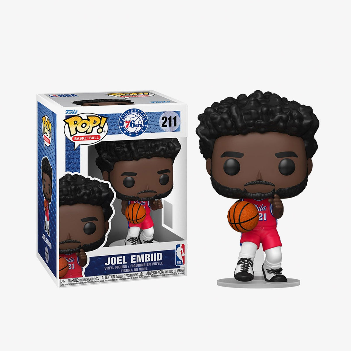 Funko Pop! Basketball: Nba 76ers - Joel Embiid Unisex Renkli Figür