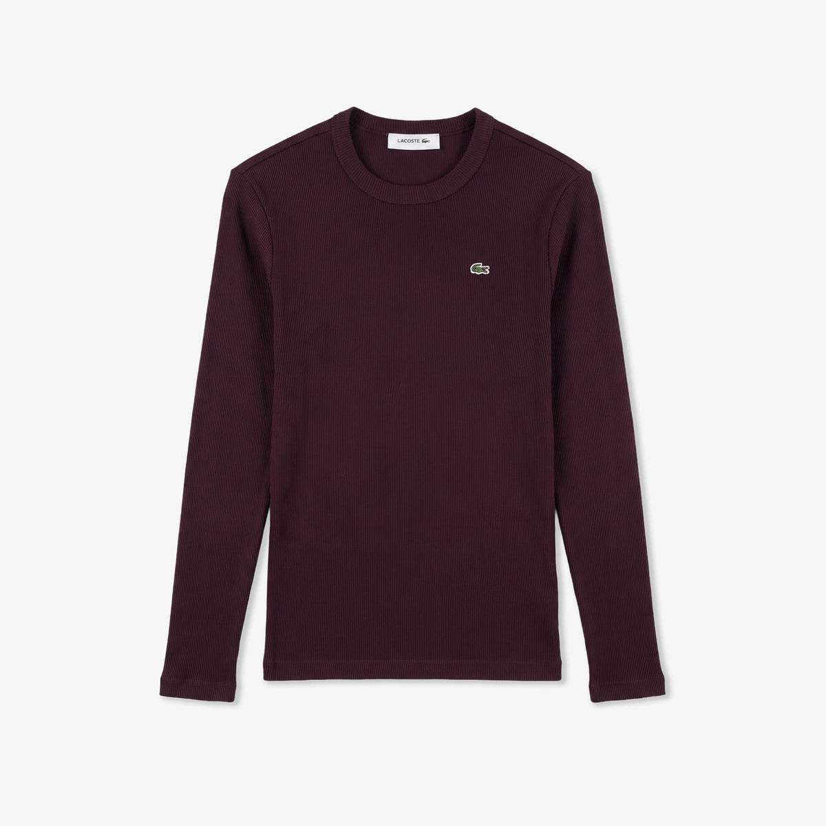 Lacoste Slim Fit Kadın Bordo T-shirt