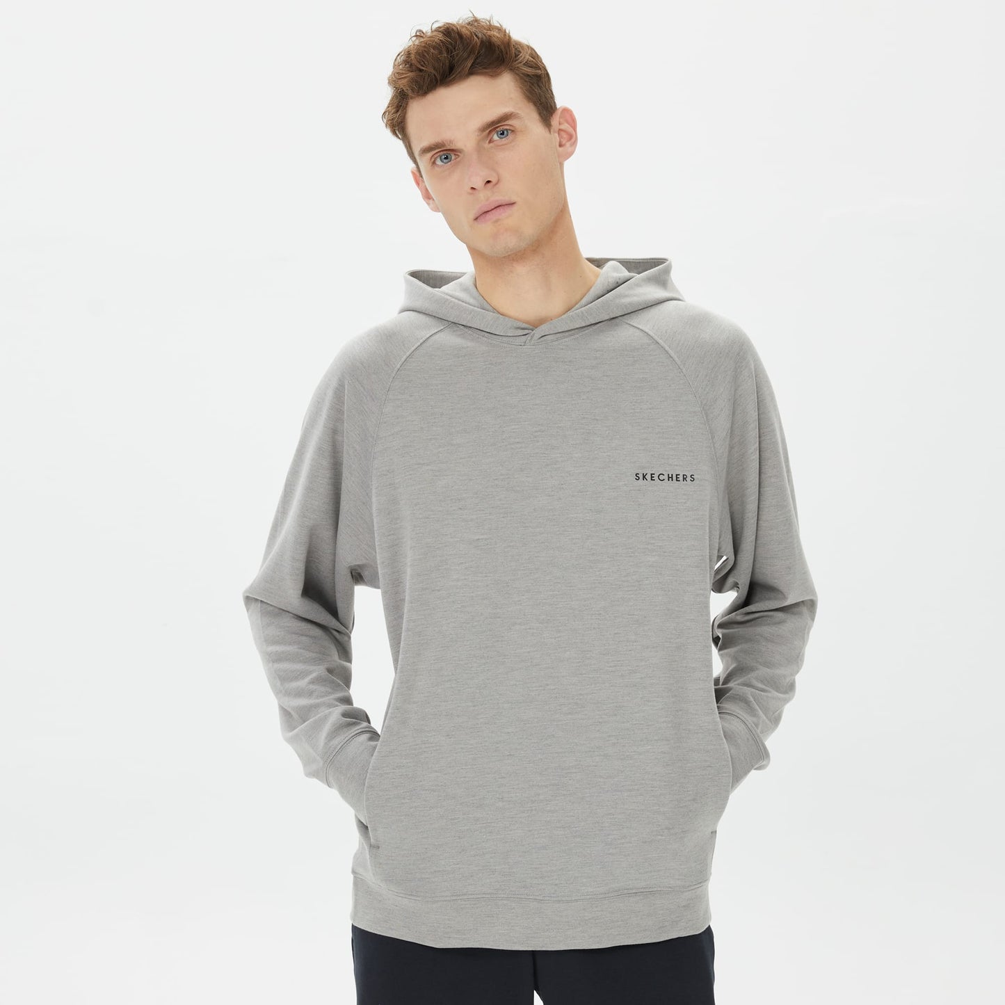 Skechers Scuba Coll. Erkek Gri Hoodie