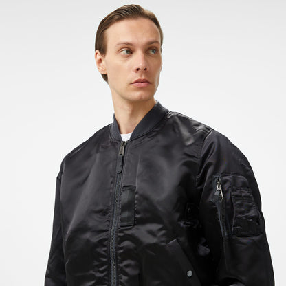 Alpha Industries 1960s Ma-1 Flight Bomber Unisex Siyah Ceket