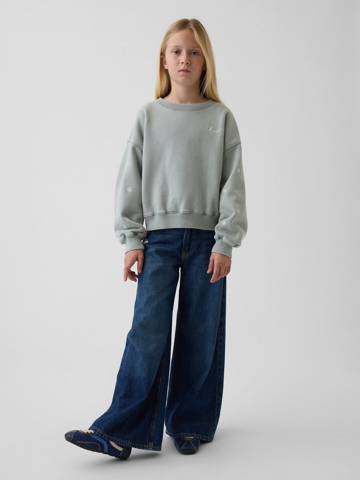 Yeşil Vintagesoft Wedge Crewneck Sweatshirt