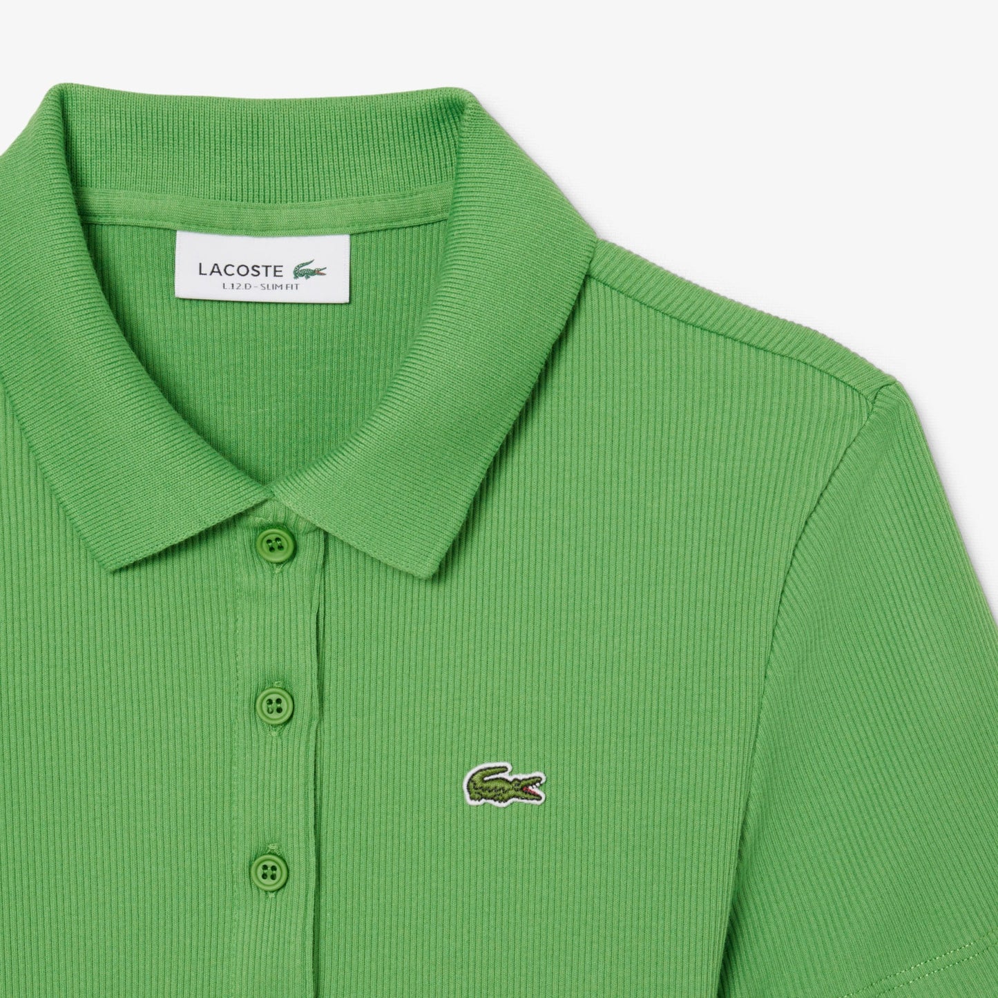 Lacoste Kadın Slim Fit Yeşil Polo