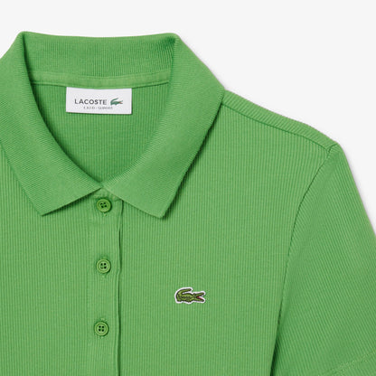 Lacoste Kadın Slim Fit Yeşil Polo