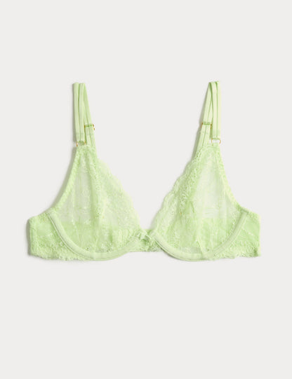 Dantelli Balensiz Push-up Sütyen