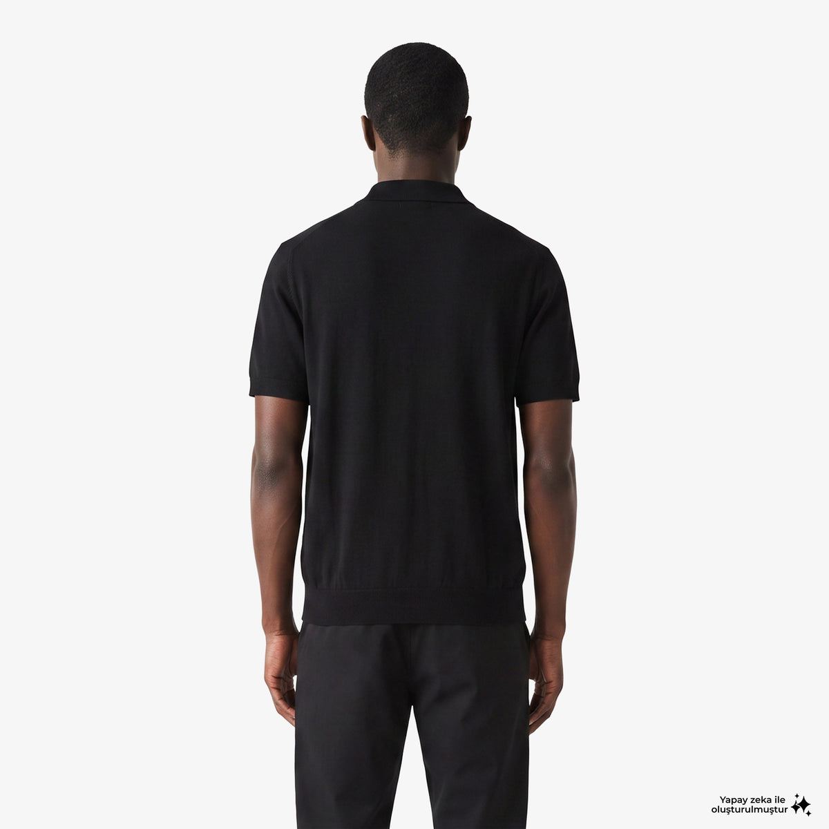 Lacoste Regular Fit Erkek Siyah Triko