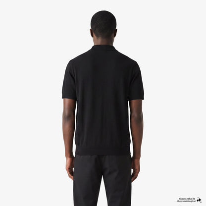 Lacoste Regular Fit Erkek Siyah Triko