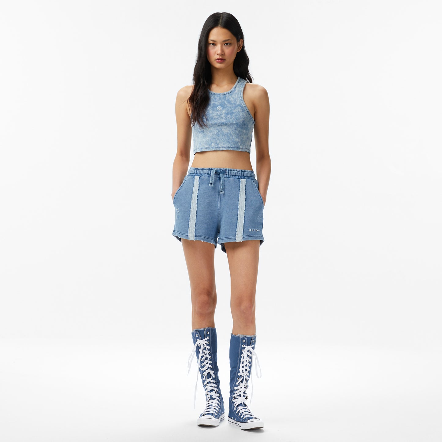 United4 Regular Fit Kadın Lacivert Şort