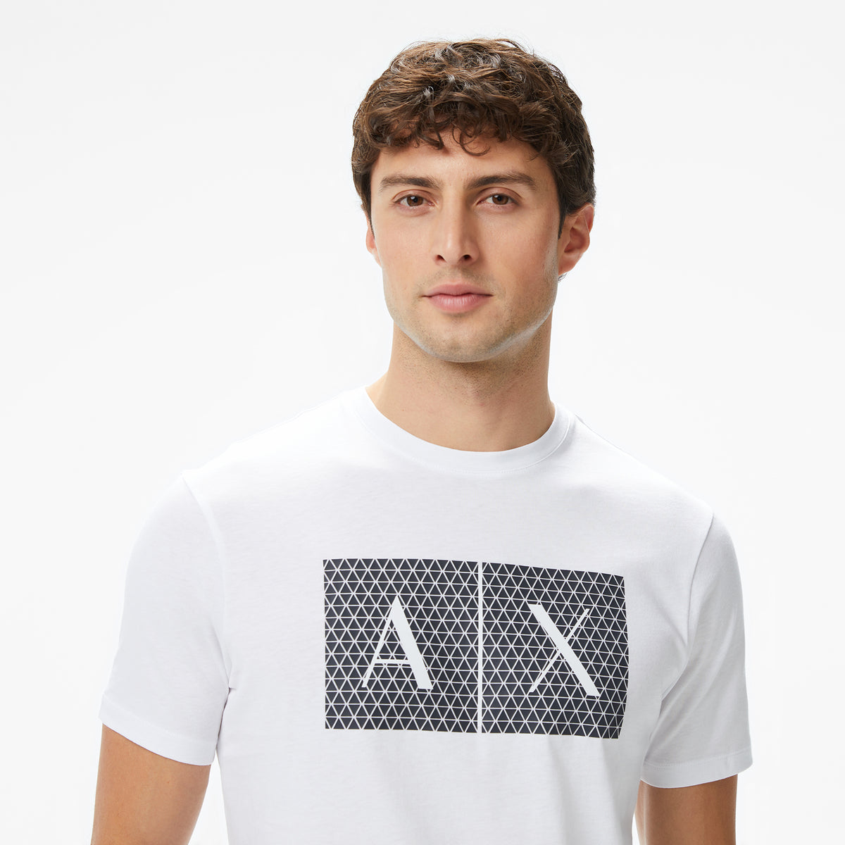 Armani Exchange Erkek Beyaz T-shirt
